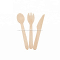 Disposable birch wood eating utensils